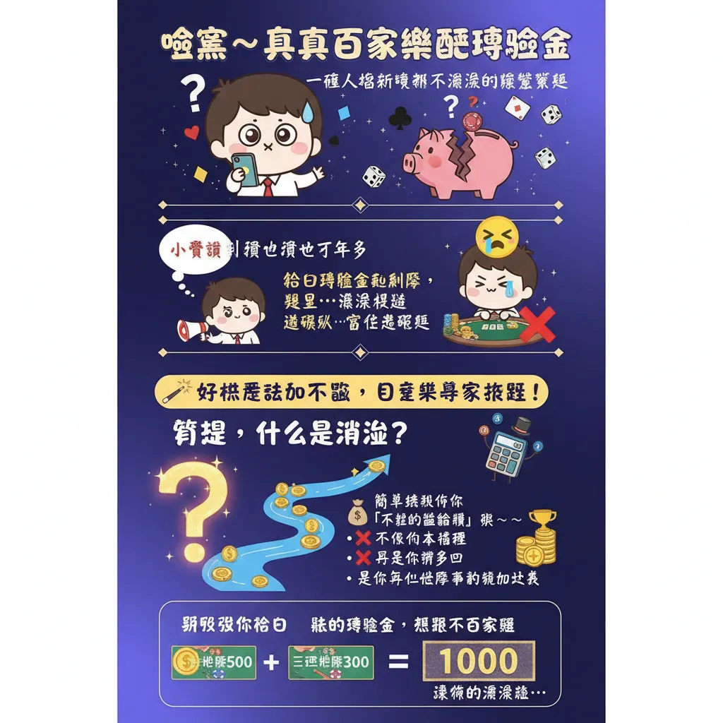 真人百家樂配體驗金，流水怎麼算？臺灣玩家必看攻略