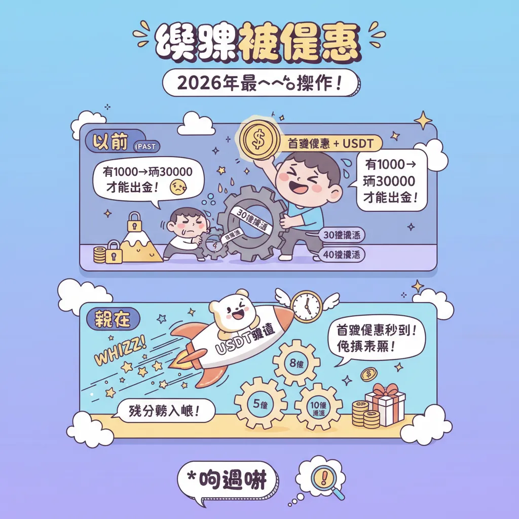 首儲優惠搭配USDT儲值，低流水倍數輕鬆賺獎金