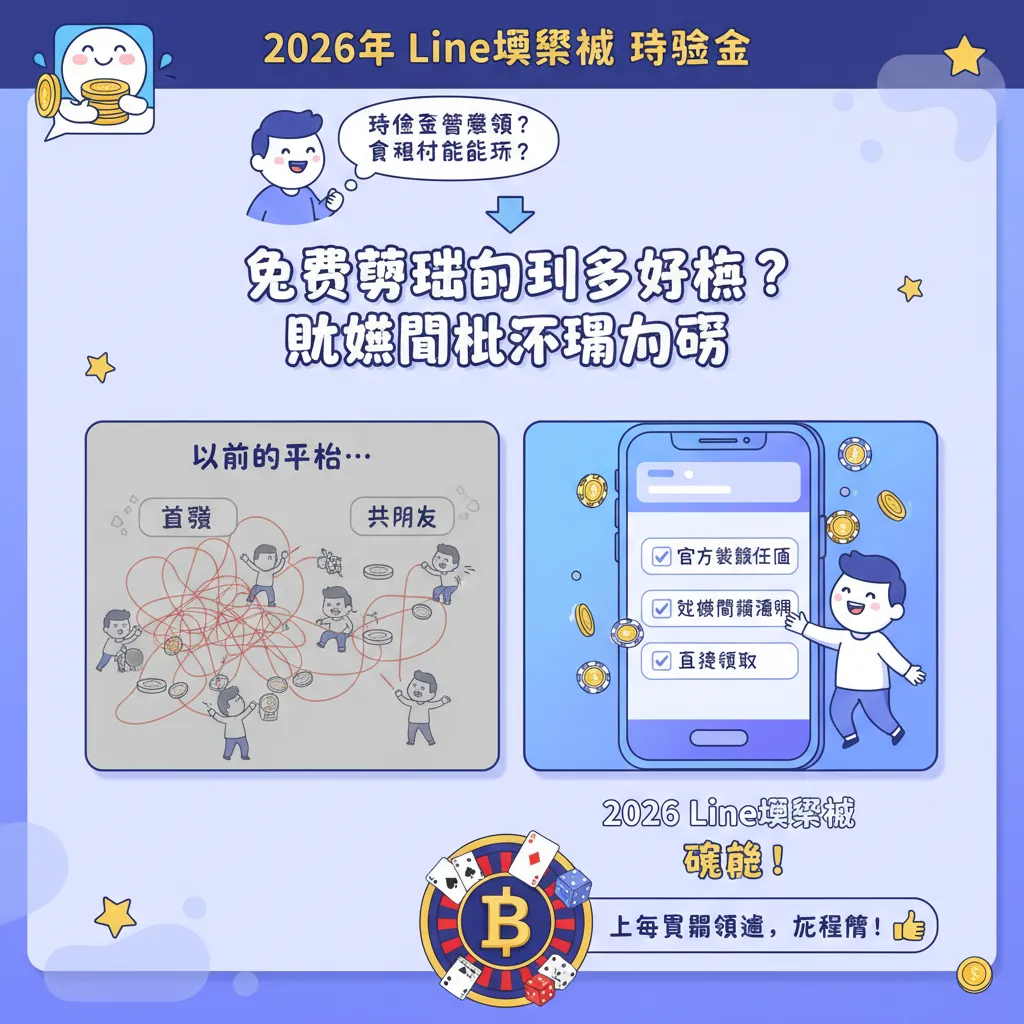 免費籌碼玩百家樂！Line娛樂城體驗金兌換門檻超透明
